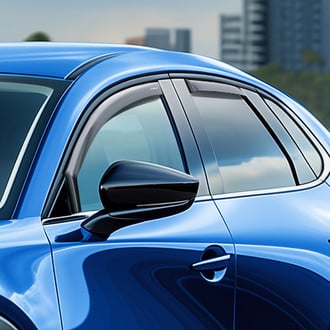 Goodyear Accessories - In-Channel Smoke Front and Rear Side Window Deflectors
