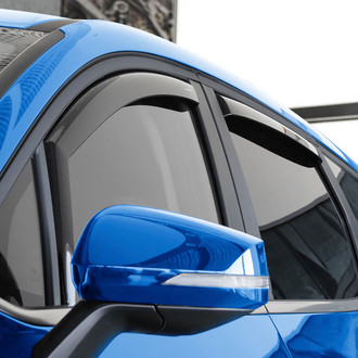 Goodyear Accessories - In-Channel Smoke Front and Rear Side Window Deflectors
