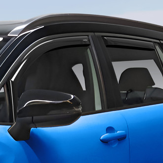 Goodyear Accessories - In-Channel Smoke Front and Rear Side Window Deflectors
