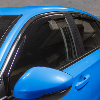 Goodyear Accessories - In-Channel Smoke Front and Rear Side Window Deflectors