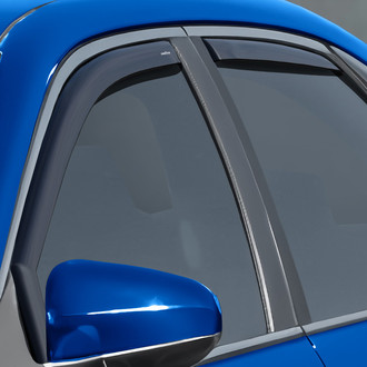 Goodyear Accessories - In-Channel Smoke Front and Rear Side Window Deflectors