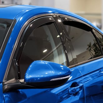 Goodyear Accessories - In-Channel Smoke Front and Rear Side Window Deflectors