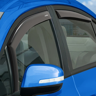 Goodyear Accessories - In-Channel Smoke Front and Rear Side Window Deflectors