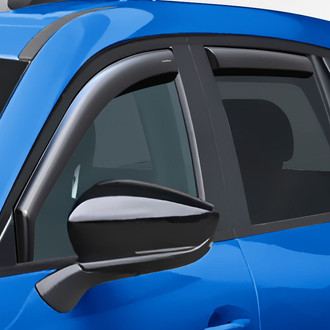 Goodyear Accessories - In-Channel Smoke Front and Rear Side Window Deflectors