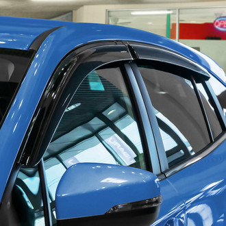 Goodyear Accessories - Tape-On Smoke Front and Rear Side Window Deflectors