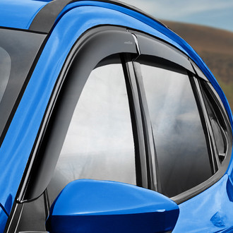 Goodyear Accessories - Tape-On Smoke Front and Rear Side Window Deflectors