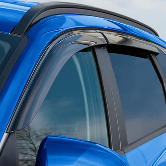 Goodyear Accessories - Tape-On Smoke Front and Rear Side Window Deflectors