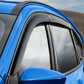 Goodyear Accessories - Tape-On Smoke Front and Rear Side Window Deflectors