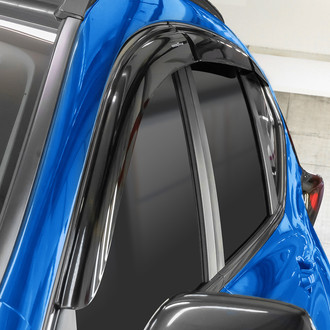 Goodyear Accessories - Tape-On Smoke Front and Rear Side Window Deflectors