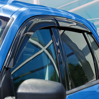 Goodyear Accessories - Tape-On Smoke Front and Rear Side Window Deflectors