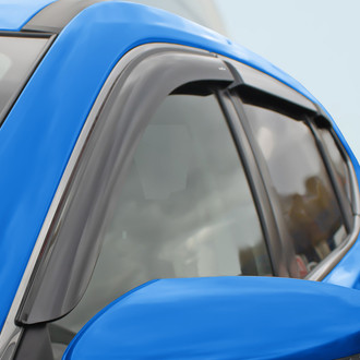 Goodyear Accessories - Tape-On Smoke Front and Rear Side Window Deflectors