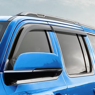 Goodyear Accessories - Tape-On Smoke Front and Rear Side Window Deflectors