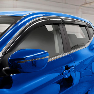 Goodyear Accessories - Tape-On Smoke Front and Rear Side Window Deflectors