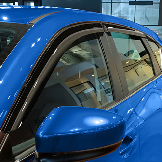 Goodyear Accessories - Tape-On Smoke Front and Rear Side Window Deflectors