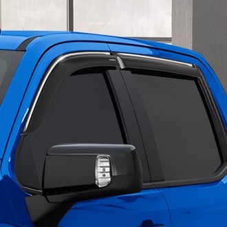 Goodyear Accessories - Tape-On Smoke Front and Rear Side Window Deflectors