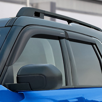 Goodyear Accessories - Tape-On Smoke Front and Rear Side Window Deflectors