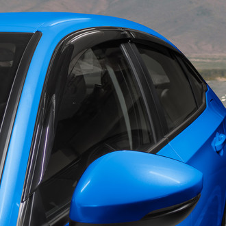 Goodyear Accessories - Tape-On Smoke Front and Rear Side Window Deflectors