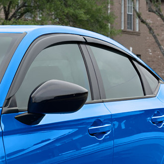 Goodyear Accessories - Tape-On Smoke Front and Rear Side Window Deflectors