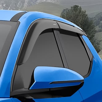 Goodyear Accessories - Tape-On Smoke Front and Rear Side Window Deflectors