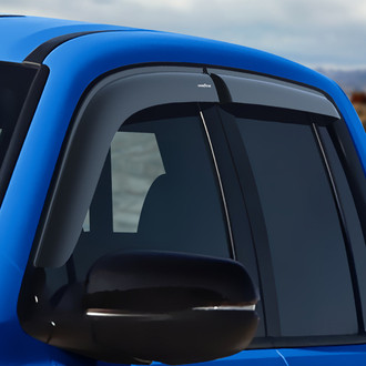 Goodyear Accessories - Tape-On Smoke Front and Rear Side Window Deflectors