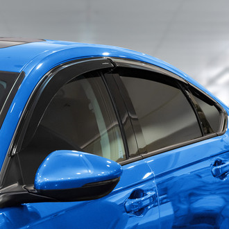 Goodyear Accessories - Tape-On Smoke Front and Rear Side Window Deflectors