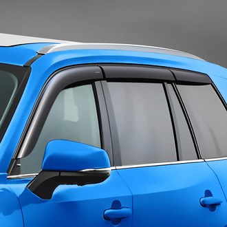 Goodyear Accessories - Tape-On Smoke Front and Rear Side Window Deflectors
