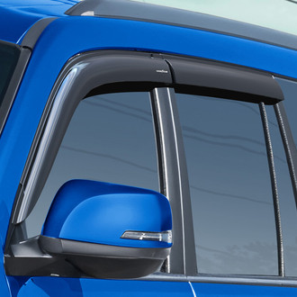Goodyear Accessories - Tape-On Smoke Front and Rear Side Window Deflectors
