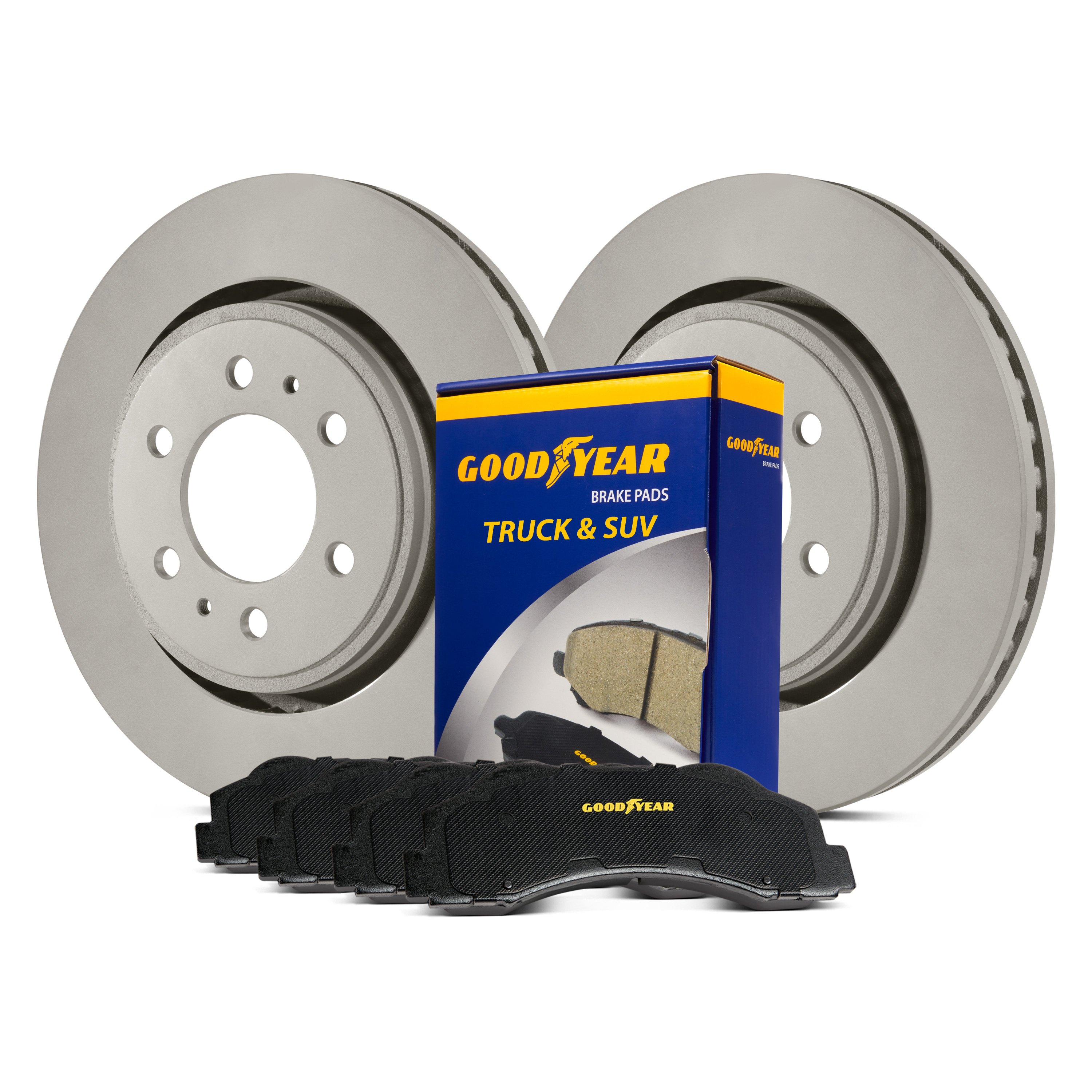 Goodyear Brakes® PRK91863F Truck & SUV Front Brake Kit