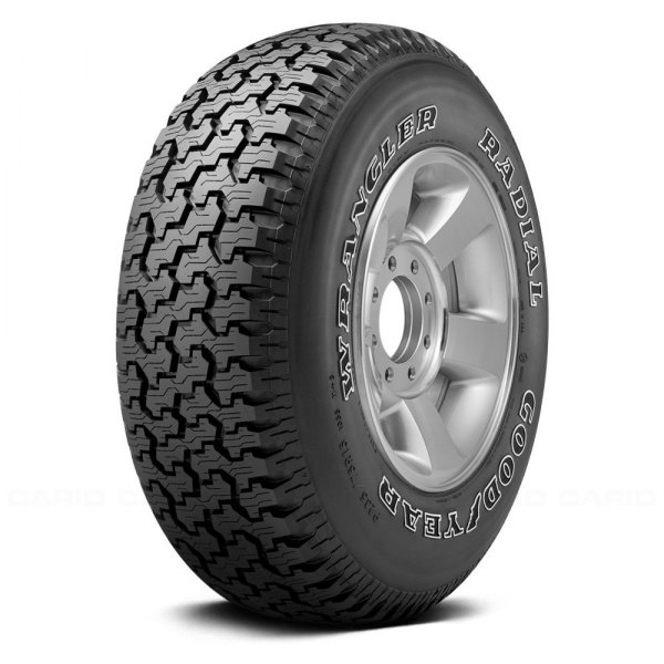 GOODYEAR TIRES® WRANGLER RADIAL WITH OUTLINED WHITE LETTERING Tires