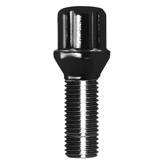 Gorilla Automotive® - Black Chrome Cone Seat Small Diameter Lug Bolt
