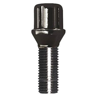 Gorilla Automotive® - Black Chrome Cone Seat Small Diameter Lug Bolt