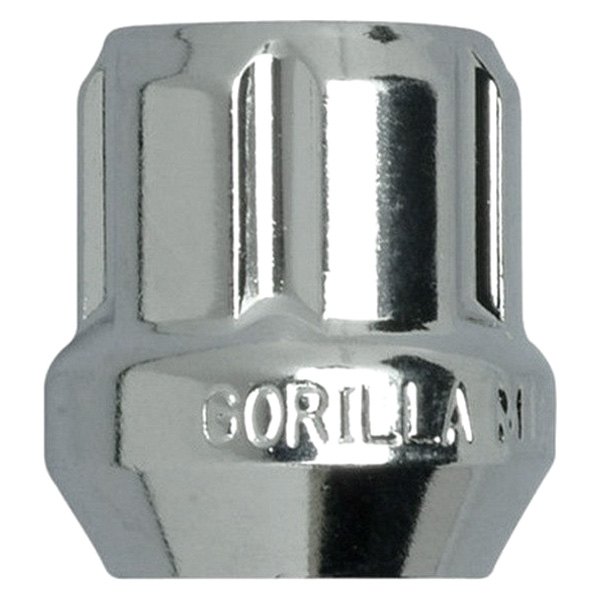 Gorilla Automotive® - Chrome Cone Seat Small Diameter Acorn Open End Lug Nut