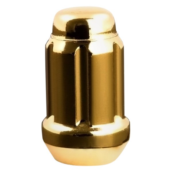 Gorilla Automotive® - Gold Cone Seat Small Diameter Acorn Lug Nut