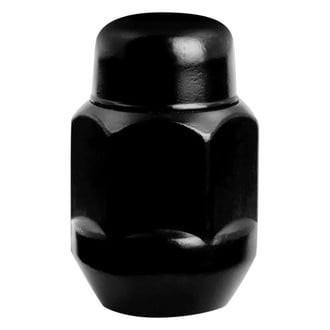 Gorilla Automotive® - Black Chrome Cone Seat Acorn Bulge Lug Nut