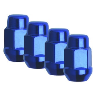 Gorilla Automotive® - Blue Cone Seat Acorn Bulge Lug Nuts