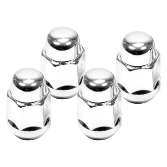 Gorilla Automotive® - Black Chrome Cone Seat Acorn Bulge Lug Nuts