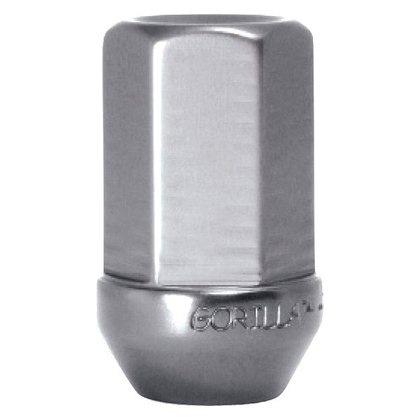 Gorilla Automotive® - Silver Aluminum Racing Closed End Cone Seat Lug Nut