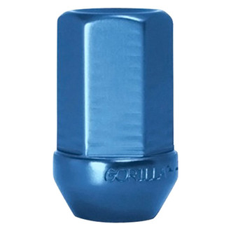 Gorilla Automotive® - Blue Cone Seat Aluminum Racing Closed End Lug Nut