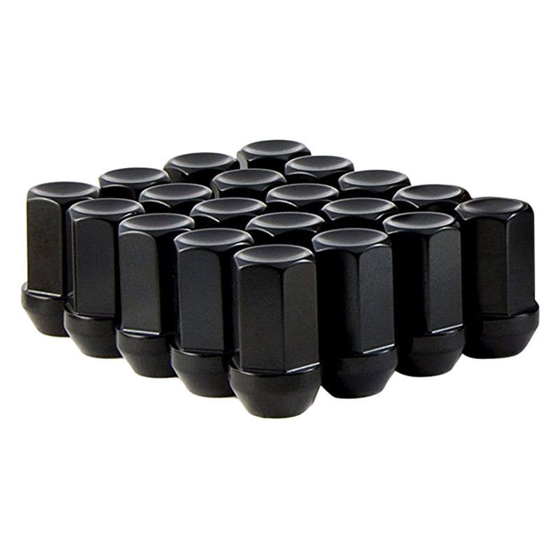 Gorilla Automotive® Black Cone Seat Aluminum Racing Closed End Lug Nuts