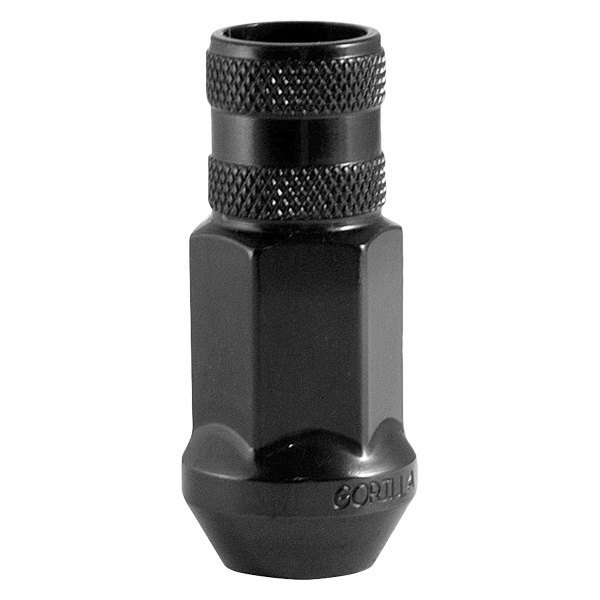 Gorilla Automotive® - Black Chrome Cone Seat Forged Steel Racing Open End Lug Nut