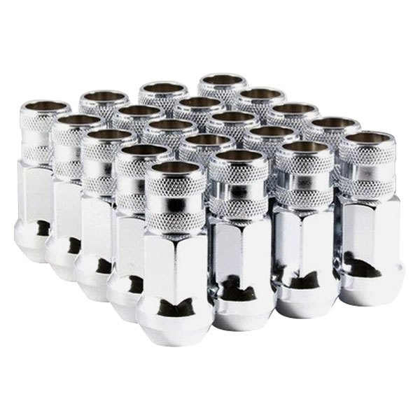Gorilla Automotive® - Chrome Forged Steel Racing Open End Cone Seat Lug Nuts
