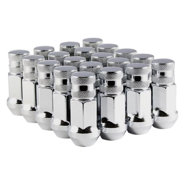 Gorilla Automotive® - Chrome Cone Seat Forged Steel Racing Closed End Lug Nuts