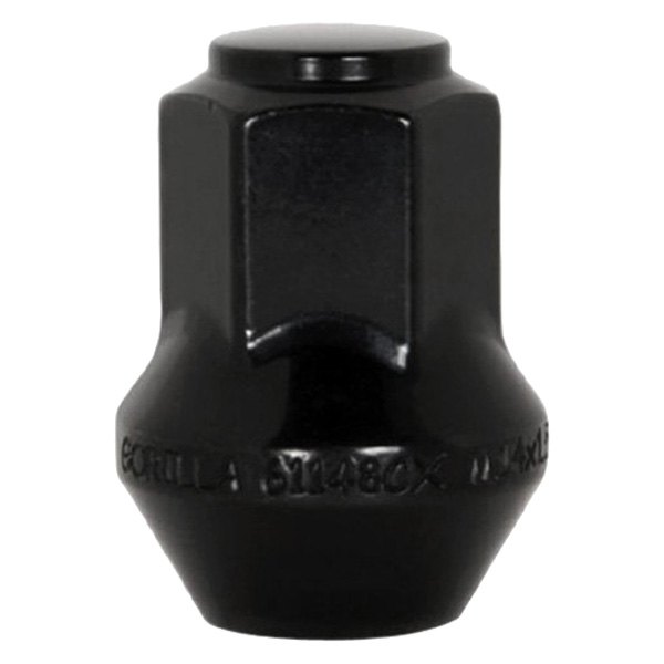 Gorilla Automotive® - Black Chrome Cone Seat Factory Style Bulge Lug Nuts