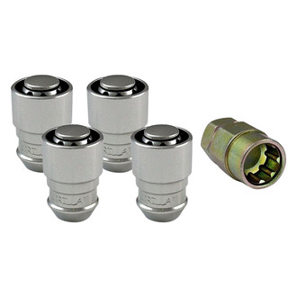 Gorilla Automotive® - Guard™ Chrome Cone Seat Acorn Wheel Locks