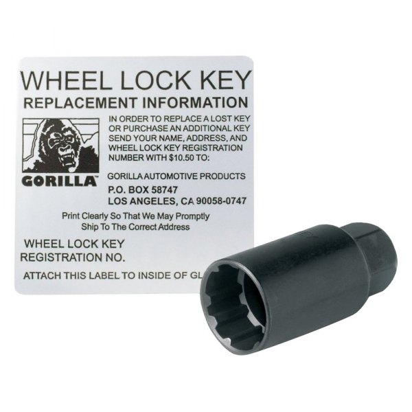 Gorilla Automotive® 70773 - Chrome Cone Seat Acorn Open End Lug