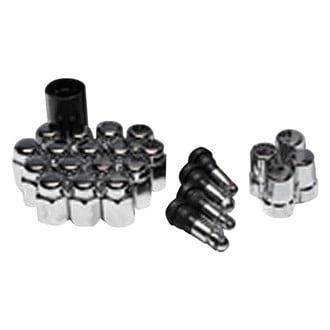 Gorilla Automotive® - Chrome Cone Seat Acorn Open End Lug Wheel Installation Kit