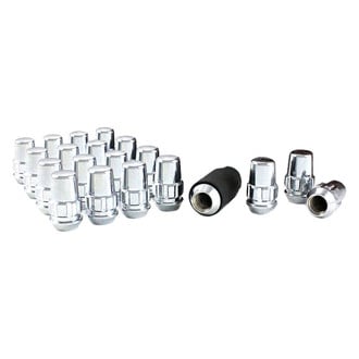 Gorilla Automotive® - Chrome Cone Seat Acorn Wheel Locks