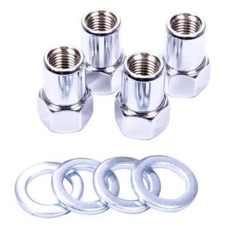 Gorilla Automotive® - Chrome Shank Seat Standard Mag Open End Lug Nuts