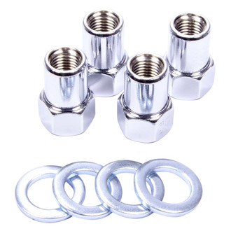 Gorilla Automotive® - Chrome Shank Seat Standard Mag Open End Lug Nuts