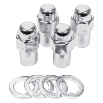 Gorilla Automotive® - Chrome Shank Seat Standard Mag Lug Nuts